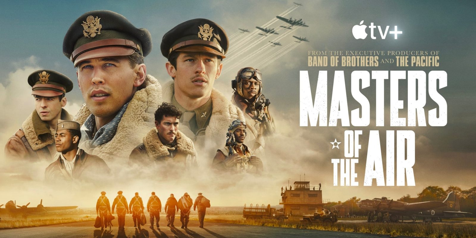 Aerial WWII drama ‘Masters of the Air’ breaks records for Apple TV+ ...