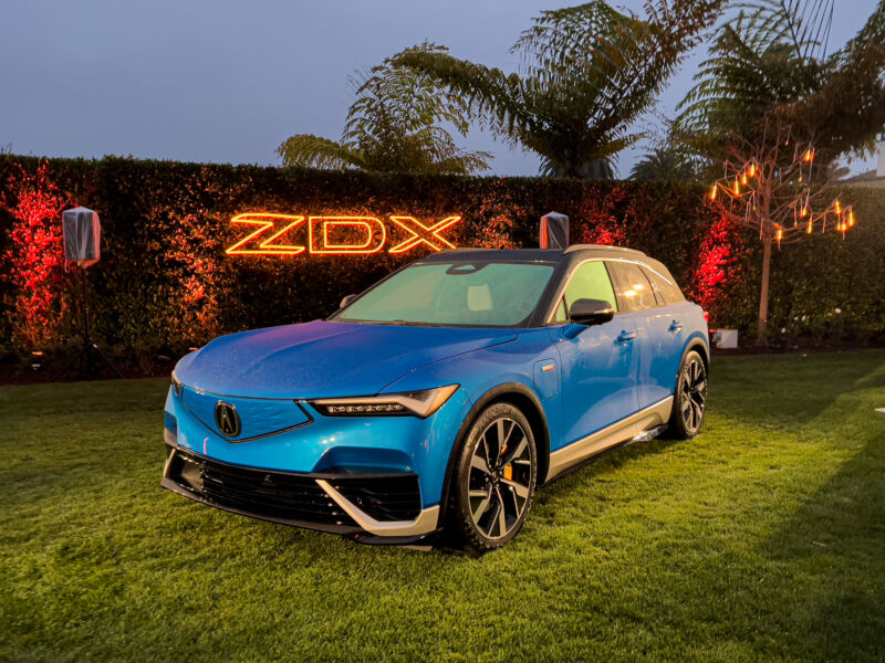 The 2024 Acura ZDX TypeS This electric SUV feels polished but heavy