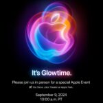 Apple Event Announced for September 9: ‘It’s Glowtime’