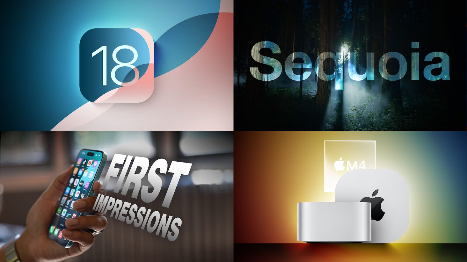 Top Stories iOS 18 and macOS Sequoia Out Now, iPhone 16 Launch, and