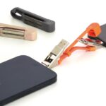 Tiny inCharge XS 4-in-1 iPhone/Mac charging cable fits on a keychain