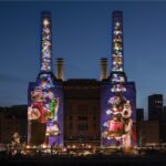 Apple puts Wallace & Gromit on iconic Battersea Power Station towers