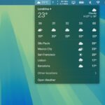 macOS 15.2 lets users add a Weather widget to the Menu Bar