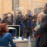 Lumon Industries ‘innies’ from the Apple TV+ series ‘Severance’ pop up in glass box in NYC’s Grand Central