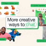 WhatsApp adds new camera effects, stickers, and faster reactions