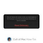 How to reset iPhone’s keyboard dictionary to fix autocorrect glitches
