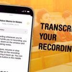 How to transcribe audio to text for free in Notes