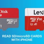 How to use SD and microSD memory cards with iPhone