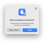 USB ports on Apple Silicon Macs: Accessory Security and liquid detection