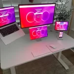 Trio of small screens extend Studio Display in MacBook rig [Setups]