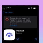 Apple Slaps Warnings on Apps Using External Purchases in the EU