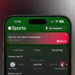 Apple Sports App Updated With Improved Access to Standings and NHL Goal Scorers, New Sports Newsletter