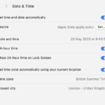 System time, clocks and their syncing in macOS