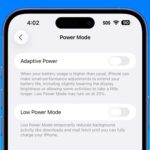 iOS 26 Gets New ‘Adaptive Power’ Option to Extend Battery Life